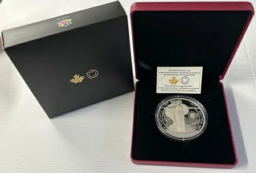 2017 $100 ファイン 10オンス ファイン シルバー A Mari Usque Ad Mare The 1867 Conf.メダルコイン