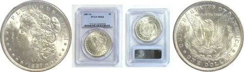 1887-O 1ドル モルガン・ダラー PCGS MS-64｜WORLD RESOURCE【KING店】
