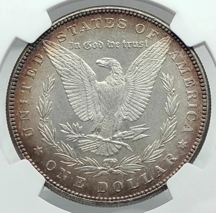 1885年 アメリカ合衆国 銀製 モルガン USドルコイン イーグル NGC MS i79592｜WORLD RESOURCE【KING店】 491,700円