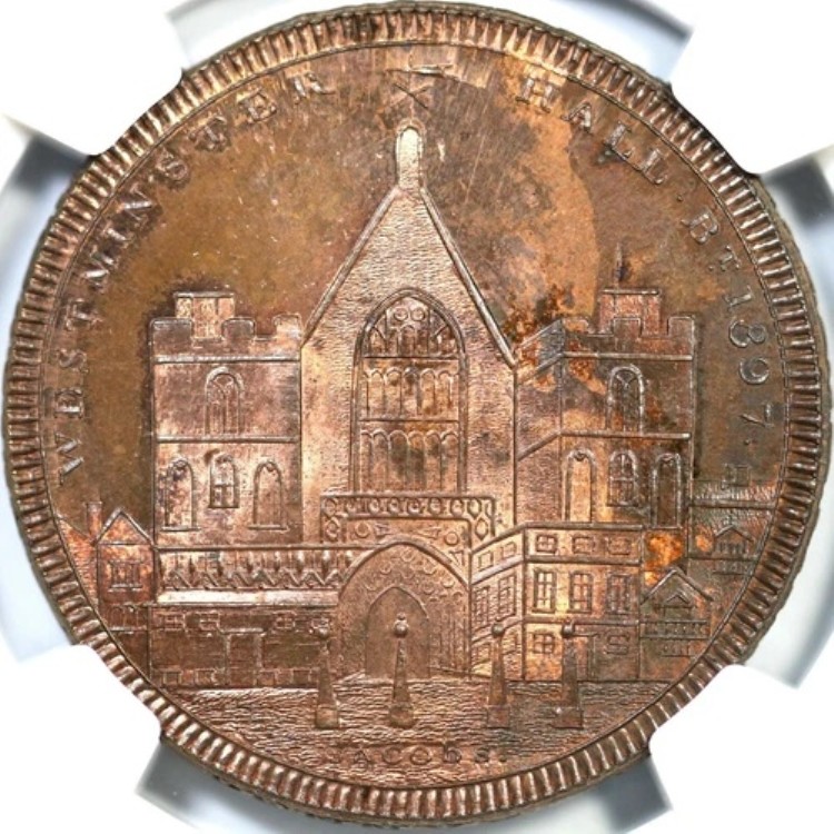 (1790年代) D&H-168 NGC PF 65 RB ミドルセックス - その他 グレートブリットコンドルトークン 1P
