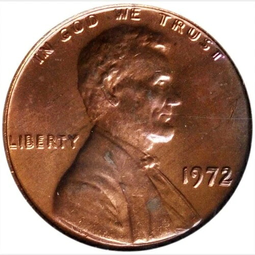 1972年 ダブルダイ 表面 (DDO) セント??PCGS MS-64 RD! 低価格ですぐに販売! 231,165円