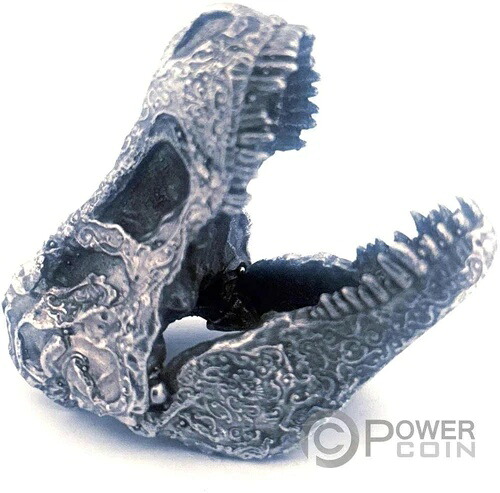 T-REX SKULL 5オンス シルバー像 - 223,300円
