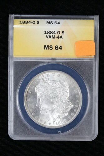 1884-O モルガン ドル ANACS VAM-4A MS 64 3I8O