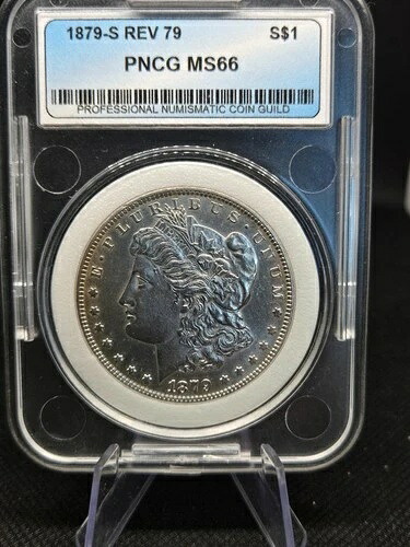 1879-S モルガン銀貨 ? REV79 ? PNCG MS66 ? 金庫保管ウルトラジェム｜WORLD RESOURCE【KING店】 234,135円