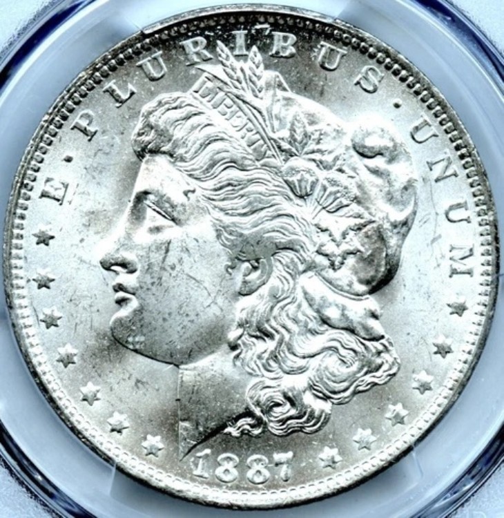 1887-O モルガン・ダラー、PCGS MS64｜WORLD RESOURCE【KING店】