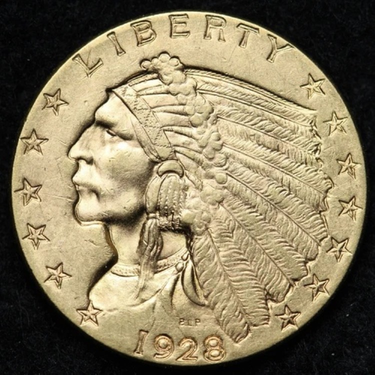 1928年 金貨 2.50ドル クォーターイーグル BU *未流通* MS E294 JUEHM