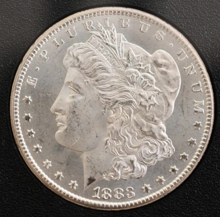 1883年CCカーソンシティモルガンドルGSAホードNGC MS65