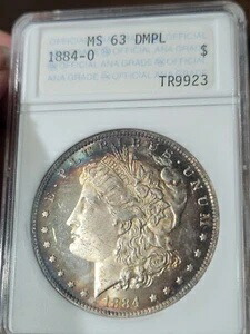1884 0 $1 モルガン・ダラー ANA 第一世代 MS63 DMPL トーン #TR9923