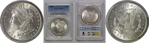 1885年モルガン・ダラー PCGS MS-66+|WORLD RESOURCE【KING店】
