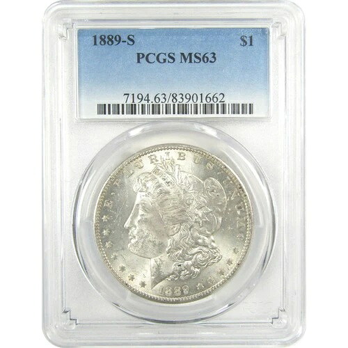 1889年 S モーガン・ダラー MS 63 PCGS シルバー 未流通 1ドルコイン SKU:I19922｜WORLD RESOURCE【KING店】