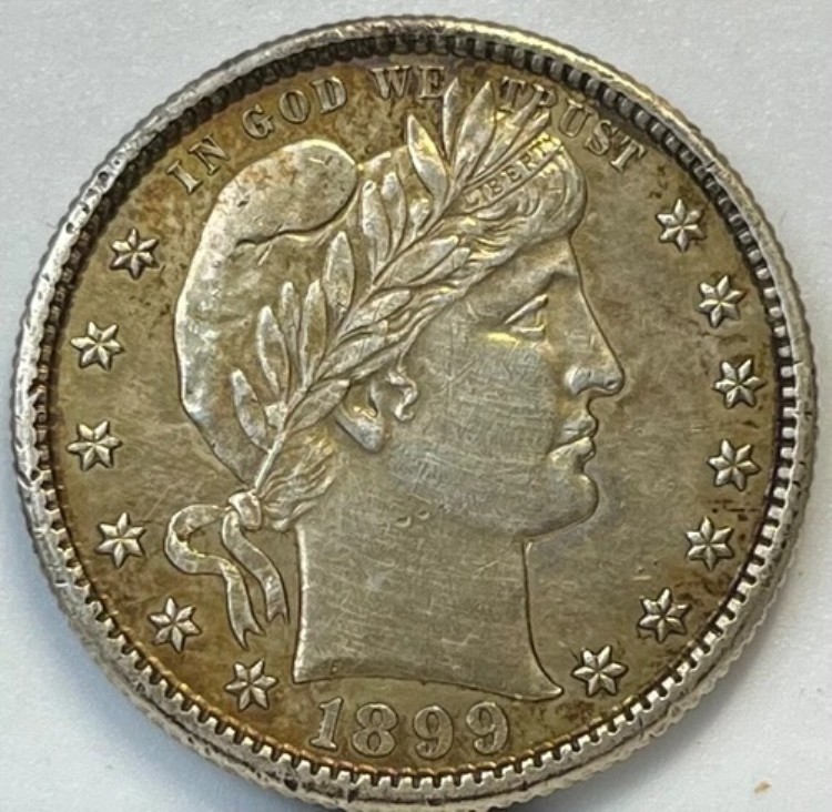 1899年サンフランシスコ・バーバー・クォーター、ほぼ未使用コイン｜WORLD RESOURCE【KING店】