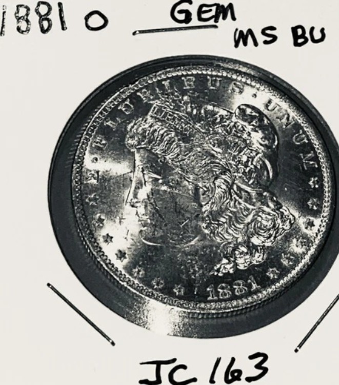 ??1881 O モルガン ドル??MS BU??ブラスト ホワイト??超絶品??必見コイン S163｜WORLD RESOURCE【KING店】 263,835円