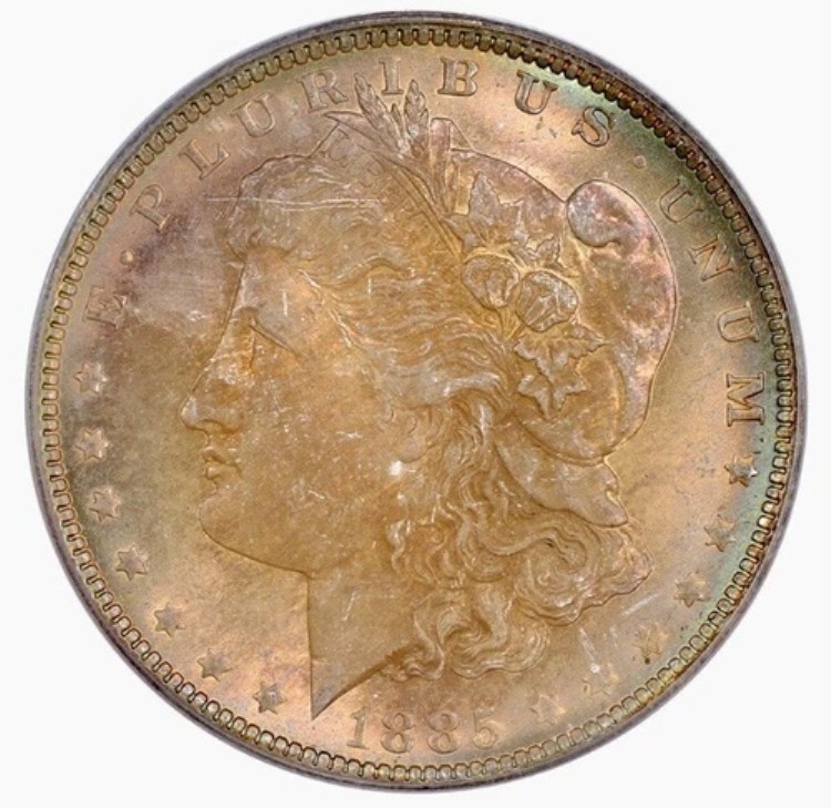 モルガン シルバー ダラー 1885 O PCGS MS 66+ 未流通 90% シルバー 1ドルコイン｜WORLD RESOURCE【KING店】