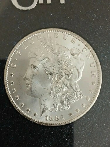 1884-CC モルガン銀貨（未流通） - カーソンシティ