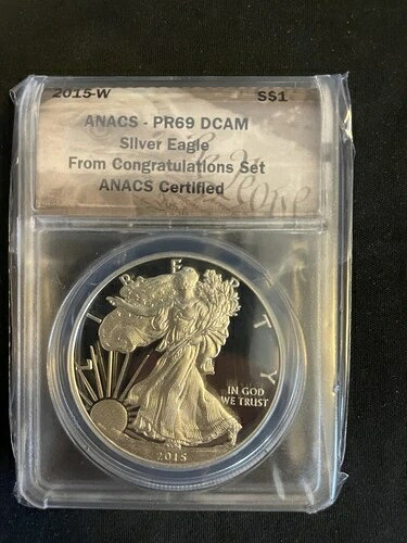 2015-W アメリカン シルバー イーグル コングラチュレーション セット PR69 DCAM ANACS