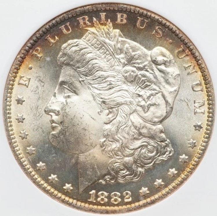 モルガン・ダラー 1882-CC、ANA MS-63 PL！ANACS取得前！素晴らしい！驚くほど美しい！