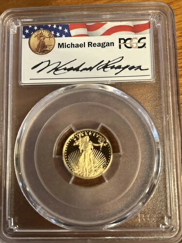 2015 W $5 1/10 ゴールドイーグル PCGS PR70 DCAM レーガン レガシーシリーズ サイン入り 274,725円