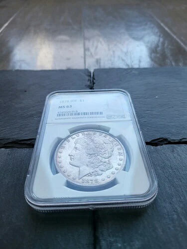 1878 8TF NGC MS63 ライトトーン