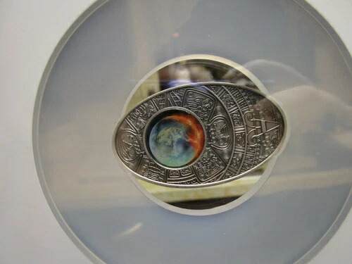 2012年 フィジー .925 シルバー マヤ暦の黙示録の預言コイン NGC PF69 マヤ