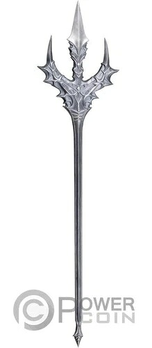ネプチューン トライデント 3D シェイプ 5 オンス シルバー コイン 10 ドル サモア 2025|WORLD RESOURCE【KING店】