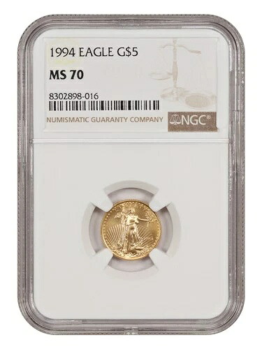 1994年 5ドル金貨 NGC MS70 - 5ドル金貨|WORLD RESOURCE【KING店】