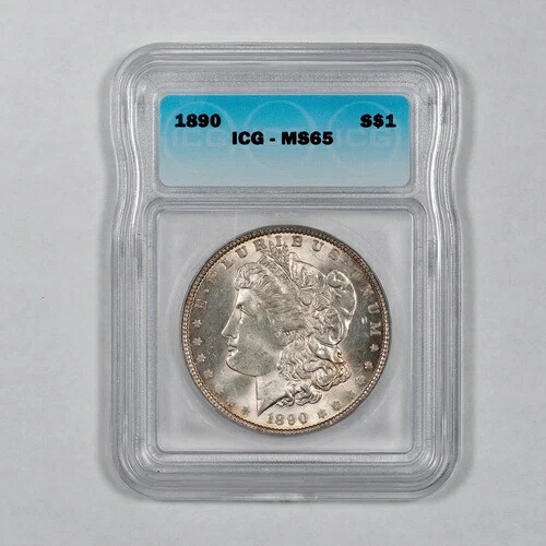 1890年モルガン銀貨 - ICG MS 65|WORLD RESOURCE【KING店】