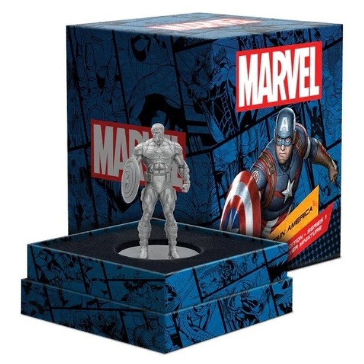 2023年ニュージーランド造幣局発行 マーベル キャプテン・アメリカ 3Dミニチュア 150グラム シルバー｜WORLD RESOURCE【KING店】