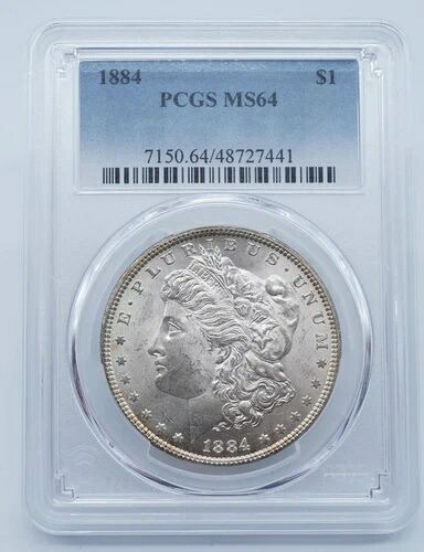 1898年 モルガン銀貨 1ドル PCGS MS64 - U251 58,685円