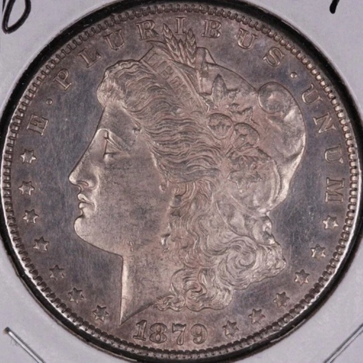 1879-S モルガン銀貨、ミントステート未流通コイン、ストア番号 DR0148