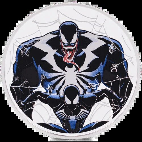 2024年 ニウエ マーベル ヴェノム スパイダーマン ヴィランズ 1オンス 999 シルバーコイン 発行枚数 2000枚