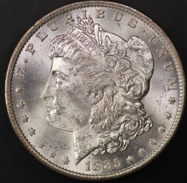 1885年 O モルガン シルバードル - 古いコレクションから新品 - ロット 8384 58,685円