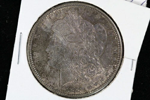 1889年 モルガン・ダラー トーン AU 3QH2