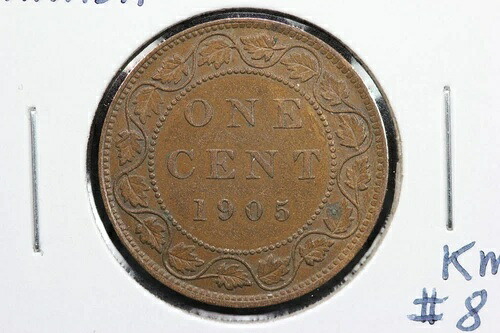 1905年カナダ大型セント KM# 8 3HT2
