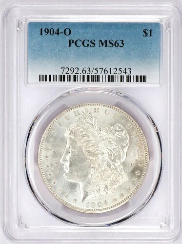 1904 O モルガン・ダラー MS 63 - 90% シルバー PCGS