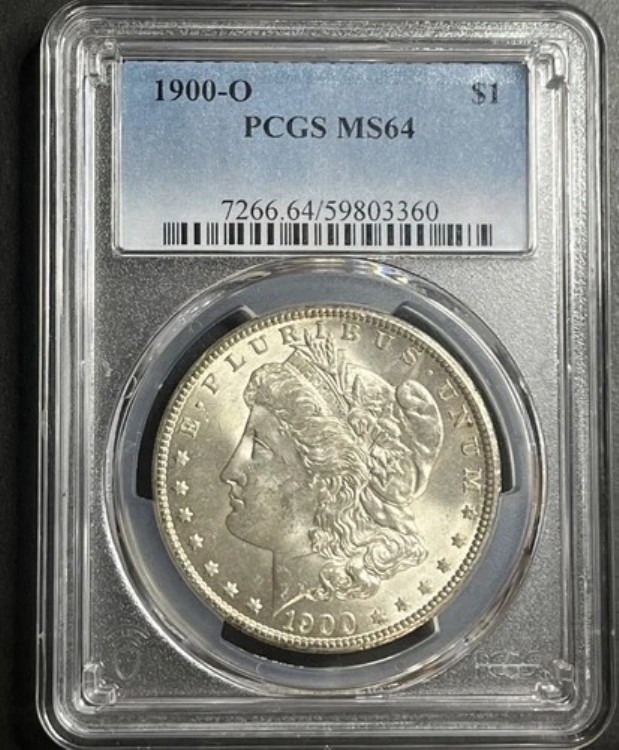 1900 O PCGS MS64 - 銀製モルガンドル 1ドル米国コイン
