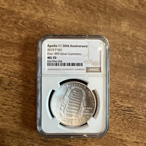2019-P アポロ11号 50周年記念 シルバードル PF70 UCAM NGC 58,685円