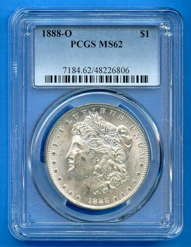 1888 O PCGS MS62 モルガン銀貨 1ドル 米国造幣局発行 コイン 1888-O MS-62 ブラストホワイト