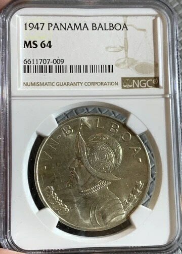 パナマ共和国 1974年 銀貨 20バルボア　保証書付き　希少品　コレクション パナマ共和国 1974年 銀貨 20バルボア 保証書付き 希少品