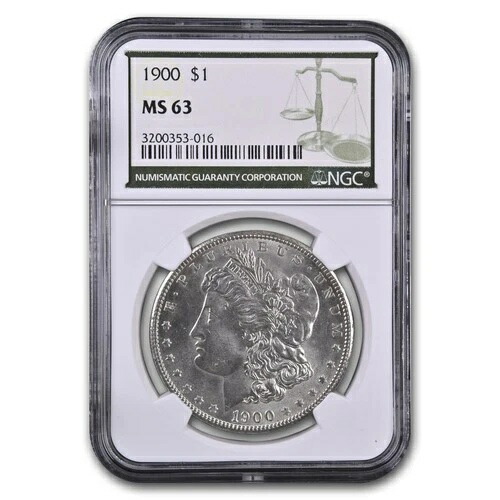 1900年 モルガン・ダラー MS-63 NGC(グリーンラベル)