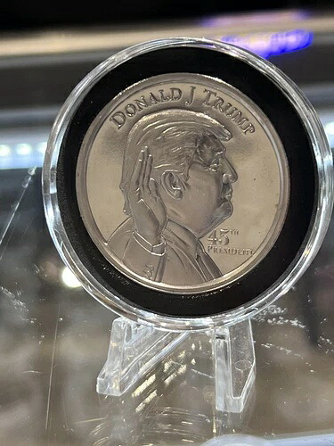 2オンス ドナルド・J・トランプ大統領 シルバー ラウンド 0.999 純度