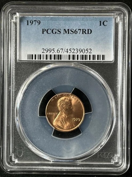 1979年 1C RD リンカーン記念館 1セント PCGS MS67RD 45239052