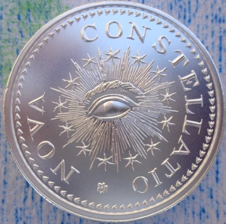 2オンス 1783年 NOVA CONSTELLATIO コイン トリビュート 厚手 BU ラウンド .999 純銀 63,525円
