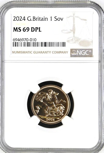 2024年 ゴールドソブリン NGC MS69 DPL チャールズ3世 コイン 未流通 英国