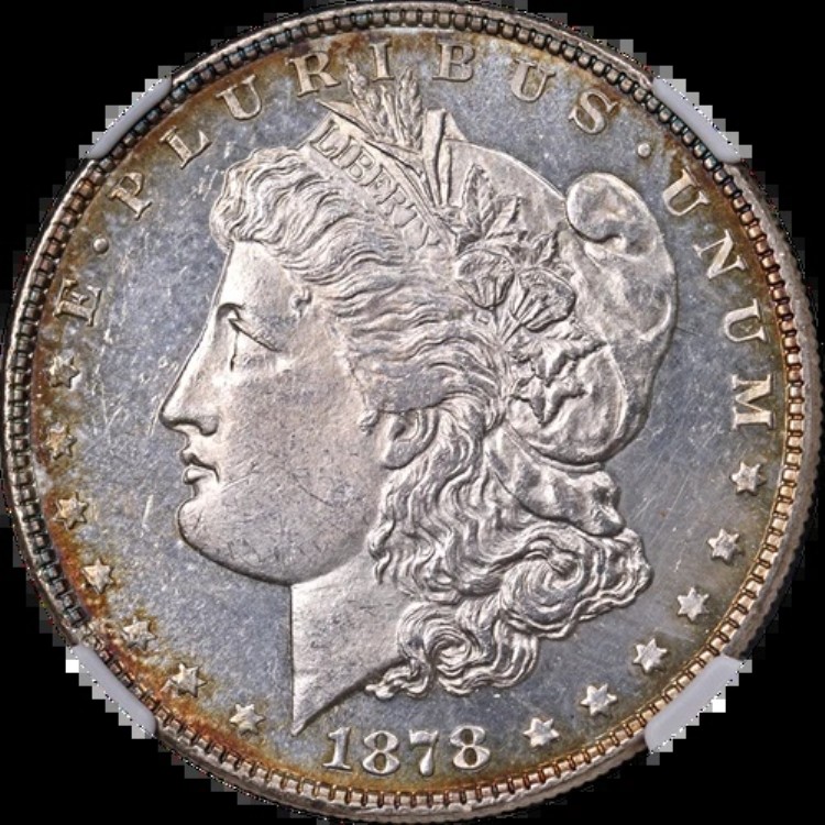1878-P 8TF モルガン銀貨 VAM 23 クレイジーリップス NGC MS62 DPL ナイスストライク 385,605円