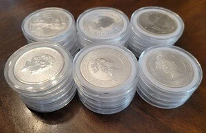 1オンス銀貨 - その他の国と日付 - 数量 29