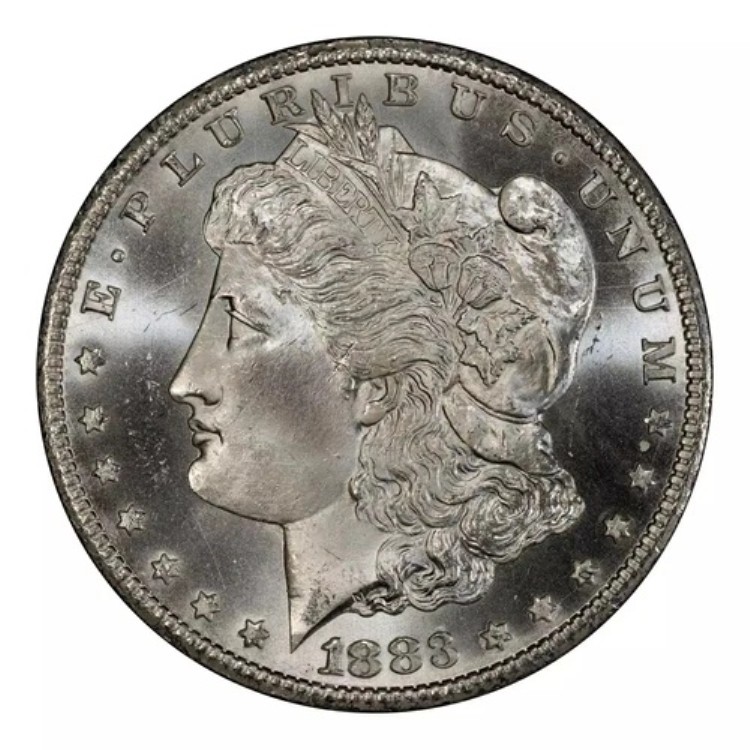 1883年-CC モルガン・ダラー PCGS MS-66