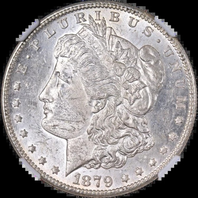 1879-S Rev 78 モルガン銀貨 NGC MS61 美しい外観 強い刻印