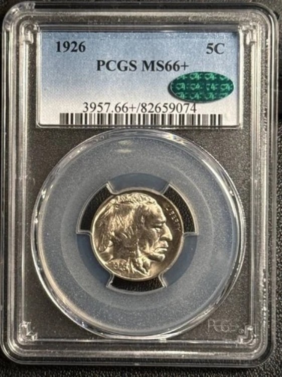 1926年 P バッファローニッケル PCGS MS-66+ CAC｜WORLD RESOURCE【KING店】