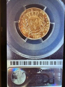 フランス 金 ルイ18世 20フラン