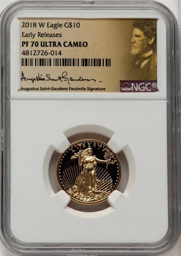 2018-W G$10 クォーターオンス ゴールド イーグル ファースト ストライク NGC PF70｜WORLD RESOURCE【KING店】